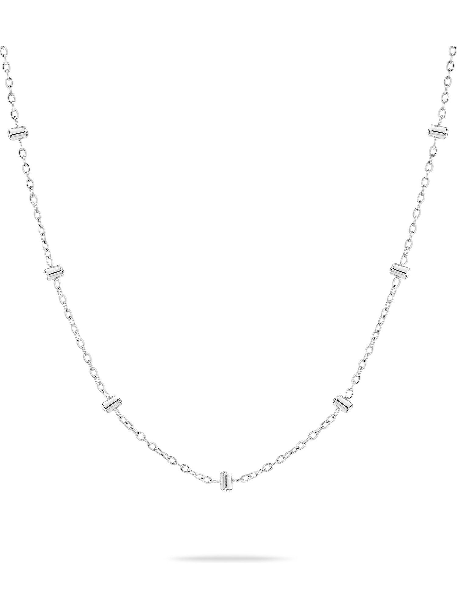 Edelstahlkette Tamaris Damen-Kette Edelstahl 7 Glasstein