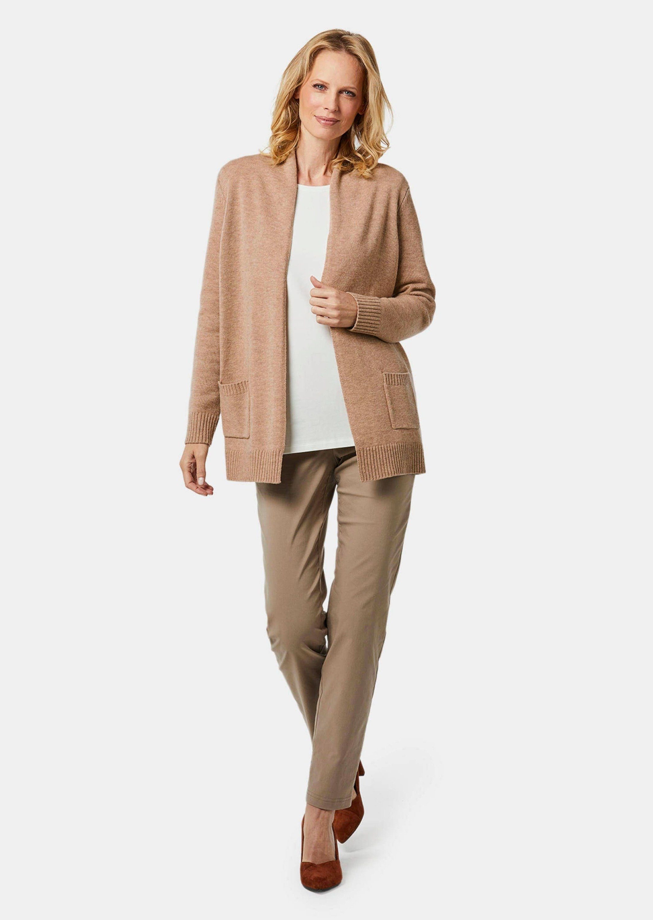 GOLDNER Strickjacke Kurzgröße: Strickjacke aus Merinowolle günstig online kaufen