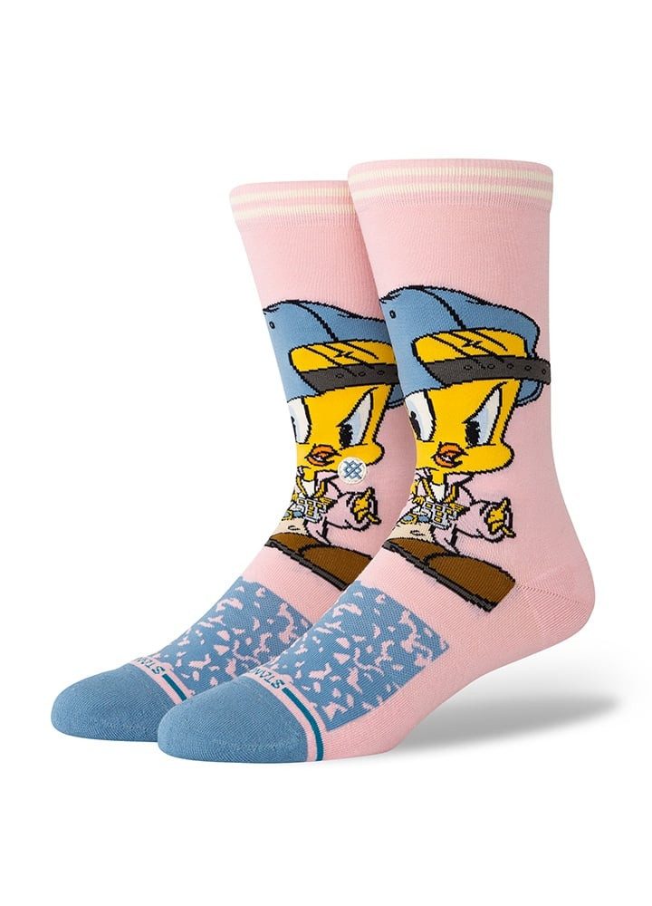 Stance Socken Tagessocke Crew Tweety pink günstig online kaufen