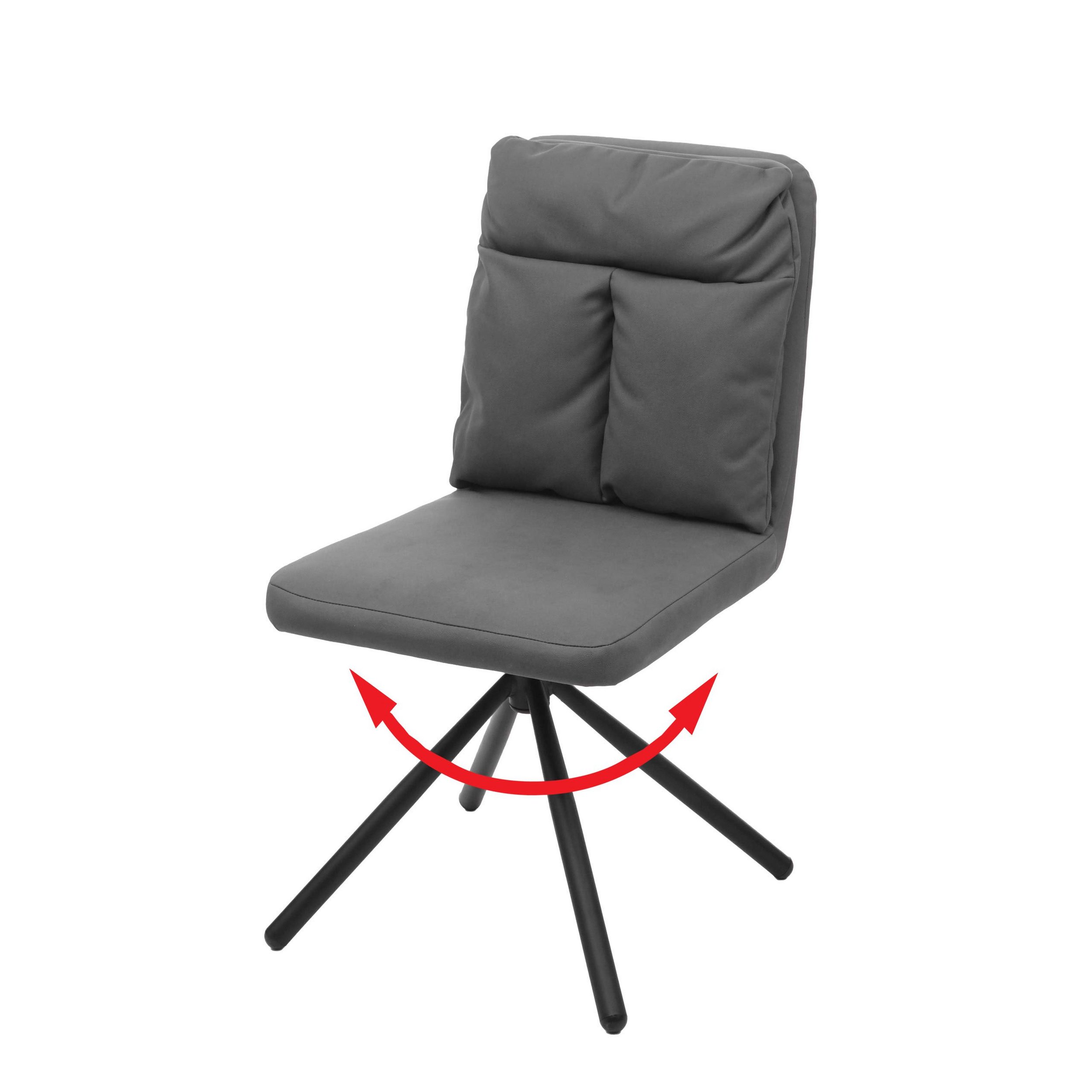 Esszimmerstuhl MCW-G58 von MCW 90° drehbar - drehbar