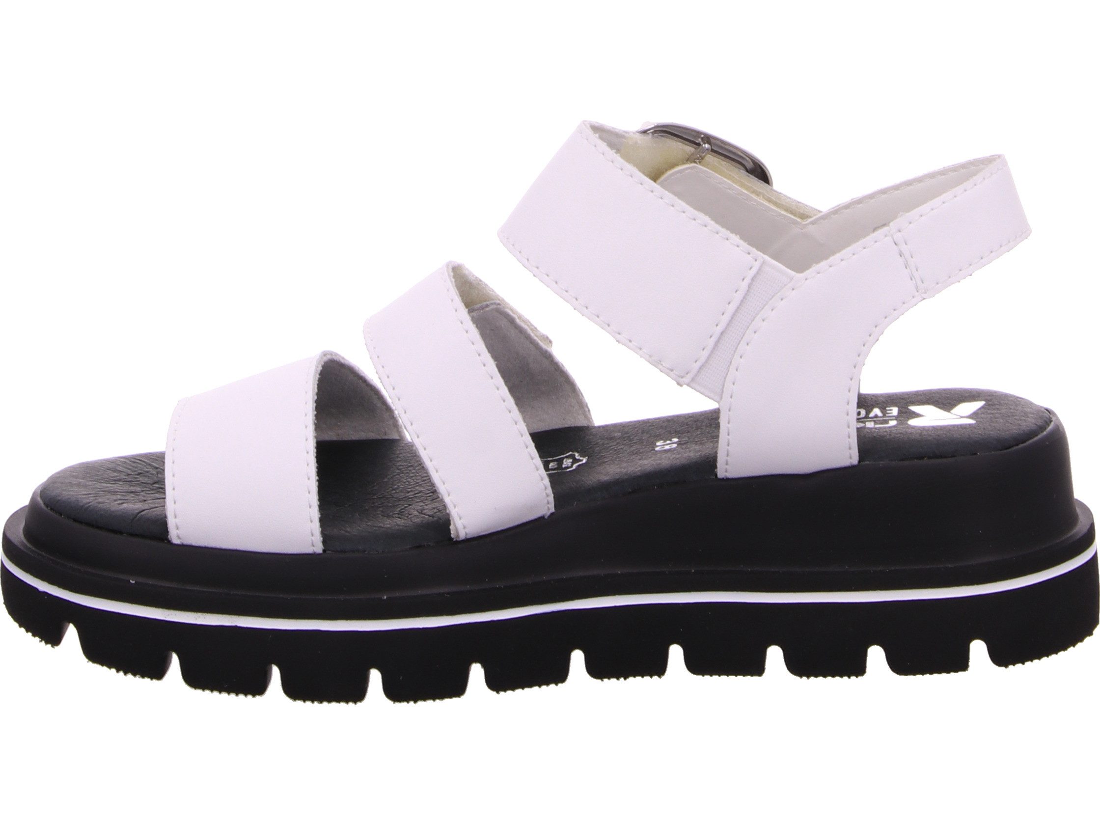 Rieker EVOLUTION Keilsandalette echtes Leder