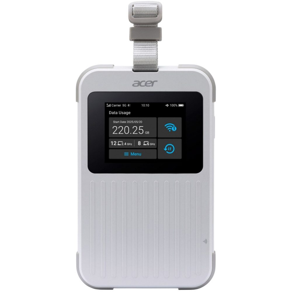 Acer Connect M6E 5G Mobiler Hotspot - WLAN-Router - weiß Mobiler Маршрутизаторы
