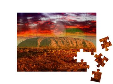 puzzleYOU Puzzle Australische Outback-Farben im August., 48 Puzzleteile, puzzleYOU-Kollektionen Australien