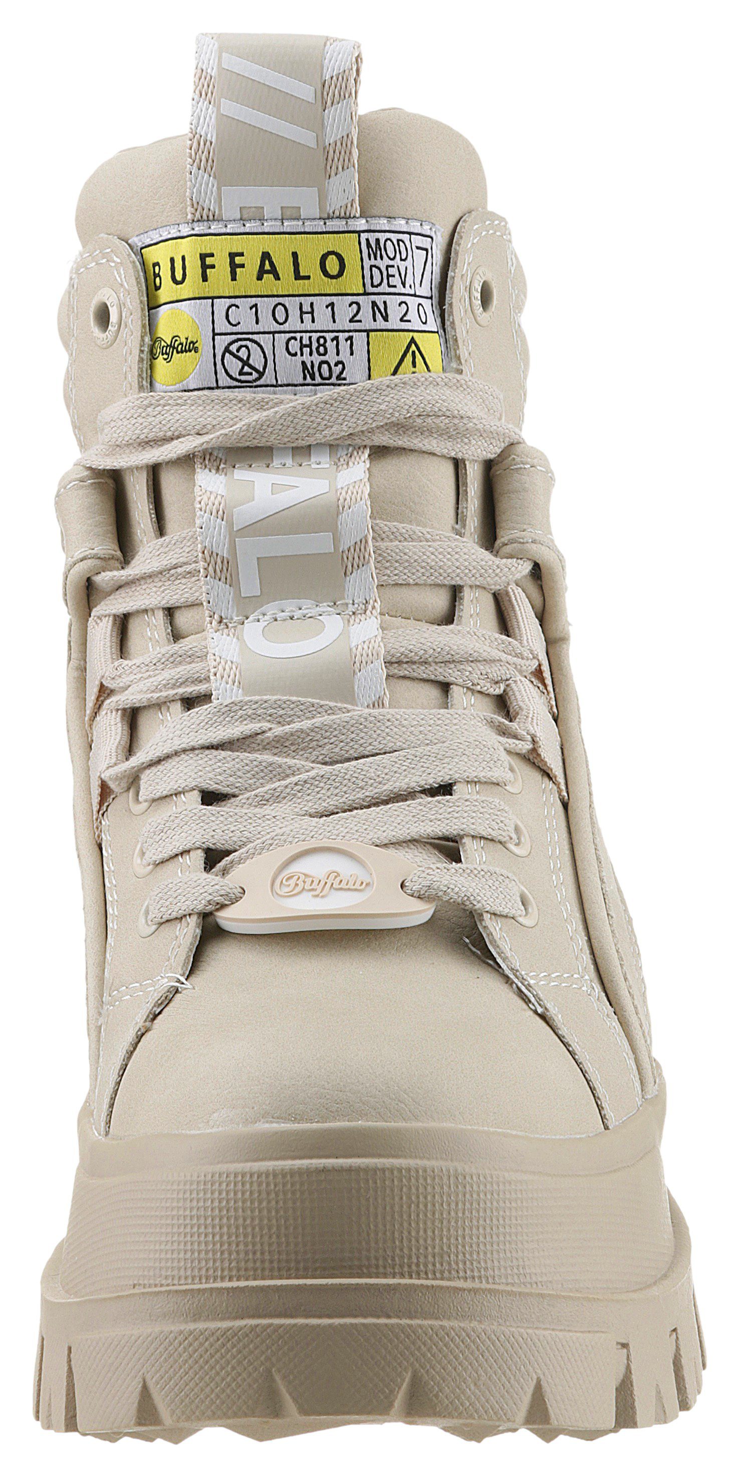 Buffalo ASPHA NC MID Schnürboots Schnürstiefelette, High Top Sneaker mit weicher Schaftrandpolsterung