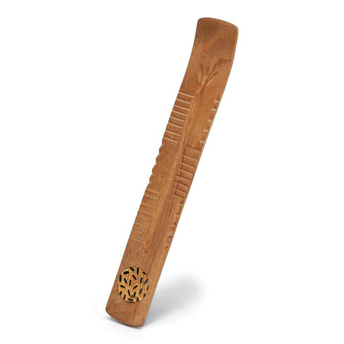 NKlaus Räucherstäbchen-Halter Räucherstäbchenhalter 26 x 4 2cm aus Echt Holz bra Handarbeit