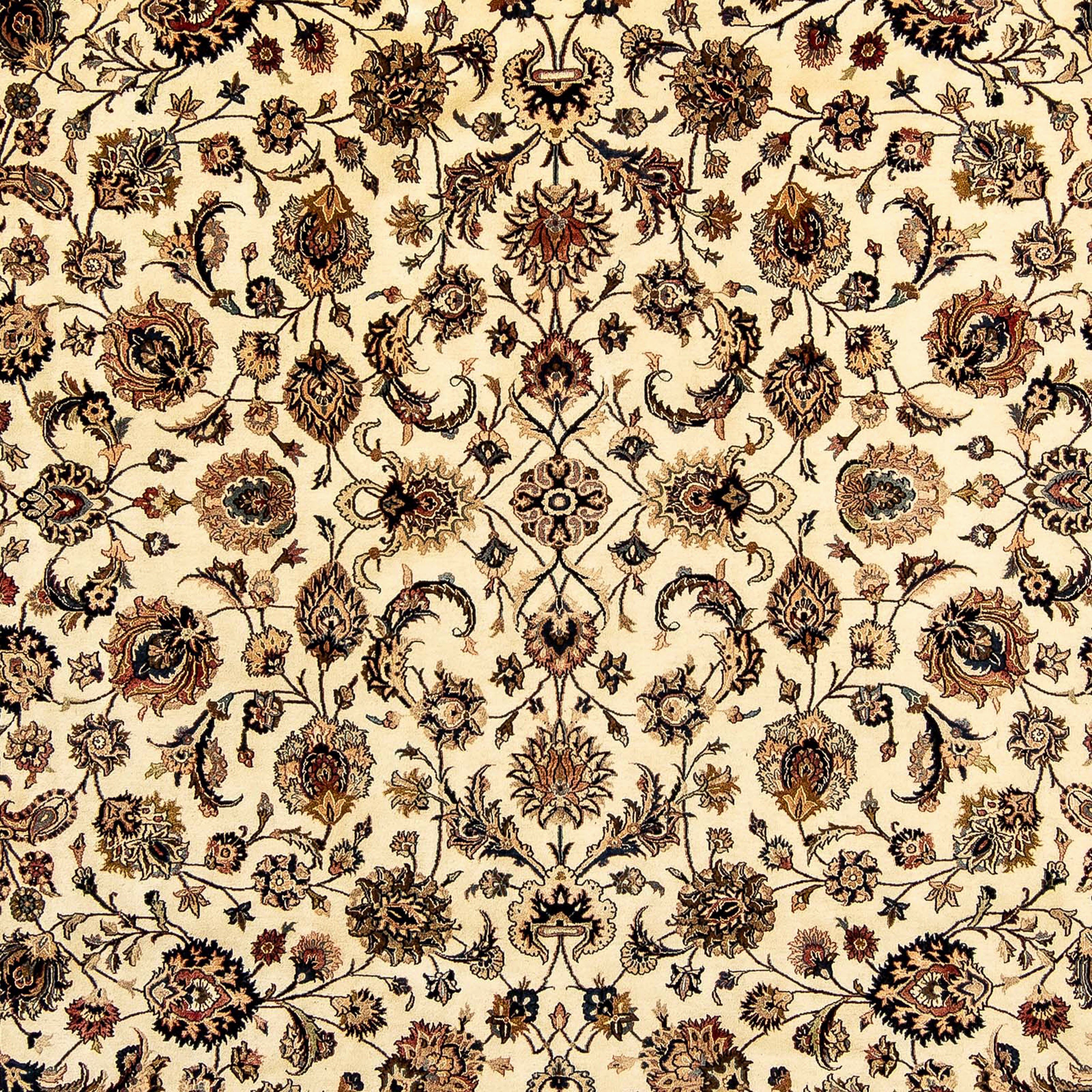 Orientteppich Perser - mit mm, Handgeknüpft, rechteckig, Höhe: Classic cm Zertifikat 10 246 morgenland, Einzelstück beige, Wohnzimmer, - - x 342