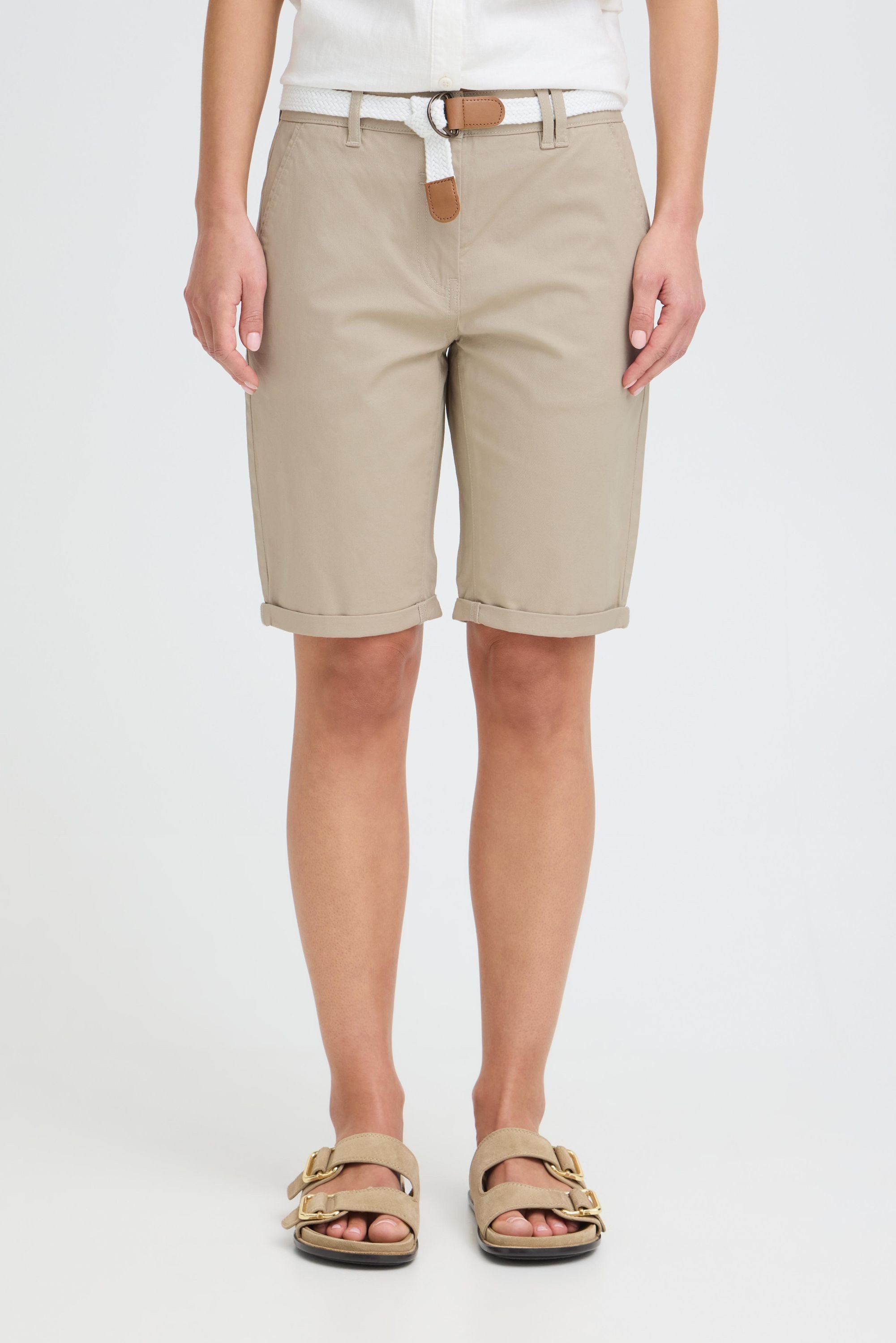 OXMO Bermudas OXChakira Bermuda Shorts inkl. Gürtel