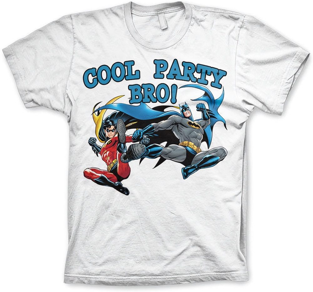 Batman T-Shirt Cool Party Bro Big Tall T-Shirt