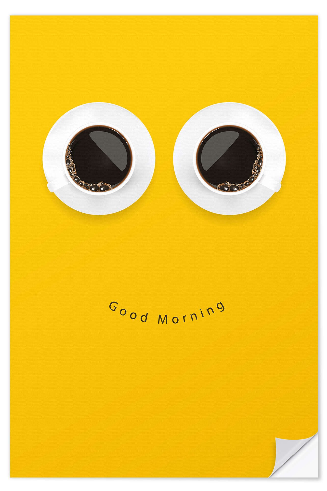 Posterlounge Wandfolie Editors Choice, Good Morning, Coffee, Büro Illustration