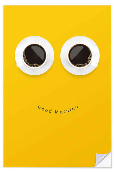 Posterlounge Wandfolie Editors Choice, Good Morning, Coffee, Büro Illustration