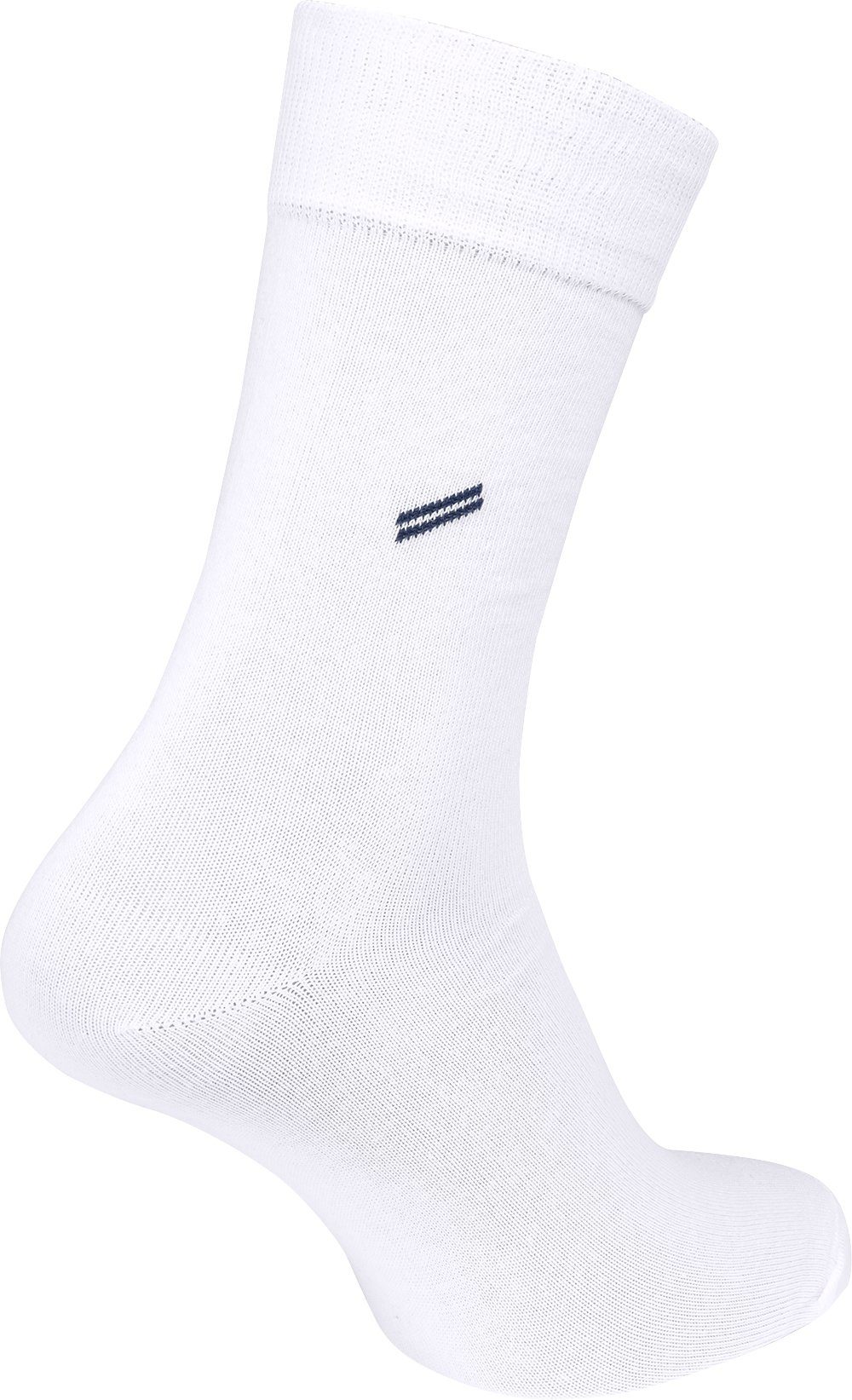 mit Businesssocken Pack) Hechter weiß 10er Baumwollanteil (Packung, hohem Daniel