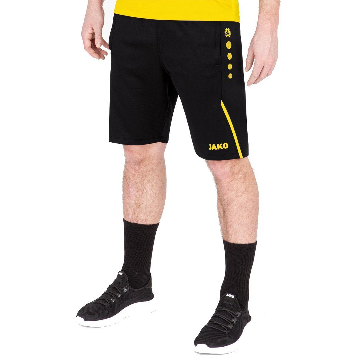 Jako Trainingshose (Short) Challenge - Double-Stretch-Knit, Seitentaschen mit