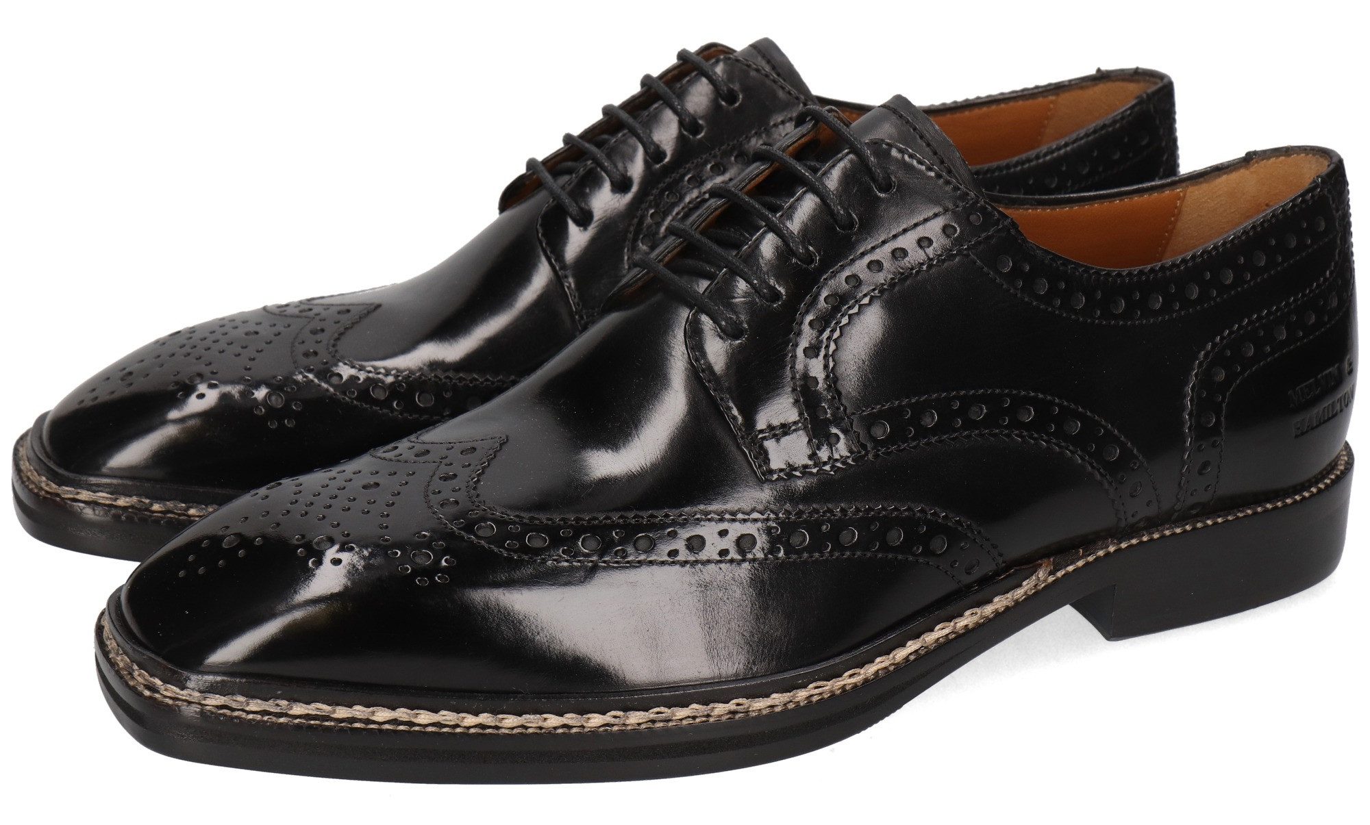 Melvin & Hamilton Bastian 1 - vegetabil gegerbt Budapester Budapester, Anzugschuh, Business Schuh in Karreeform