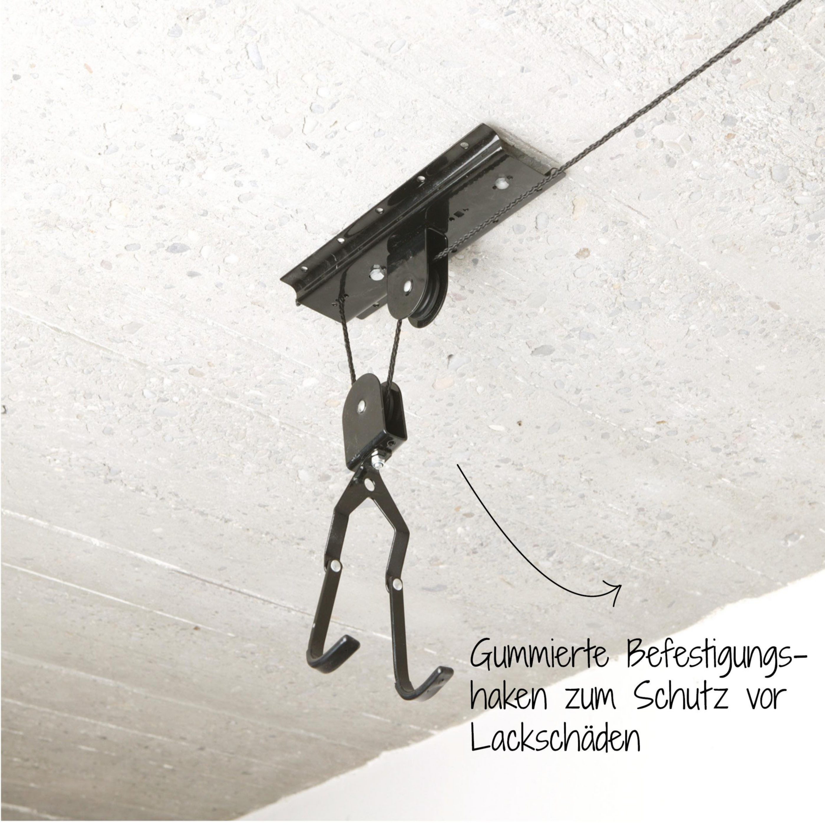 FISCHER Bicycle Holder Bicycle Lift PLUS, load capacity up to 30 kg