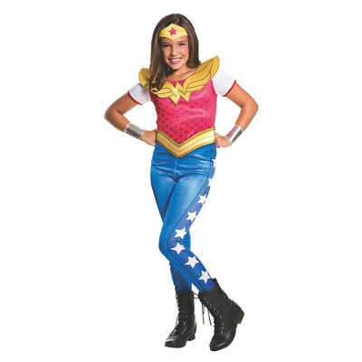 Rubie´s Kostüm Wonder Woman Kinderkostüm, DC Super Hero Girls Mädchen Overall, Wonder Woman Kinderkostüm