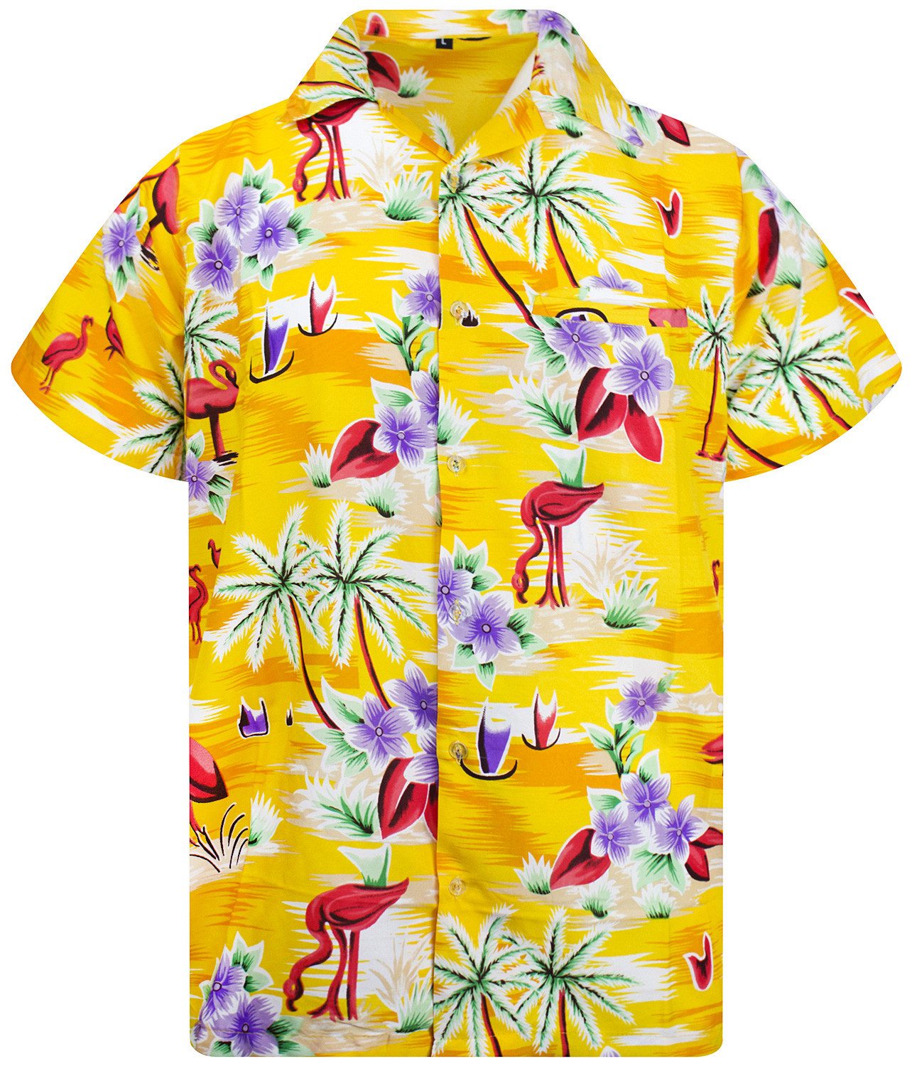 King Kameha Hawaiihemd Flamingos Funky Hawaii-Hemd günstig online kaufen