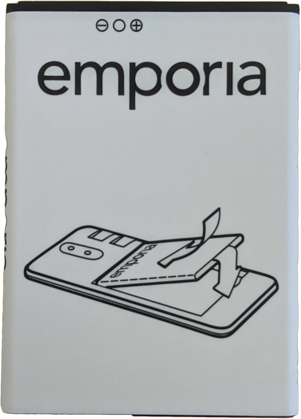 Emporia Akku für Senioren-Handy Emporia Smart 4 / Smart 3 Mini / Typ AK-S3M Smartphone-Akku 2500 mAh (3.8 V)