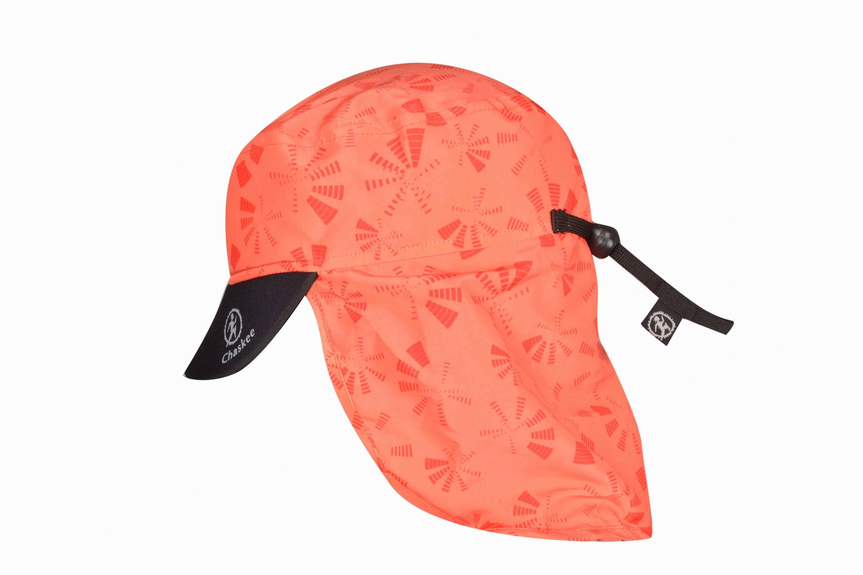 Chaskee Sonnenhut Junior Sahara Spiral Kinder Sonnenschutz-Outdoor-Kappe orange