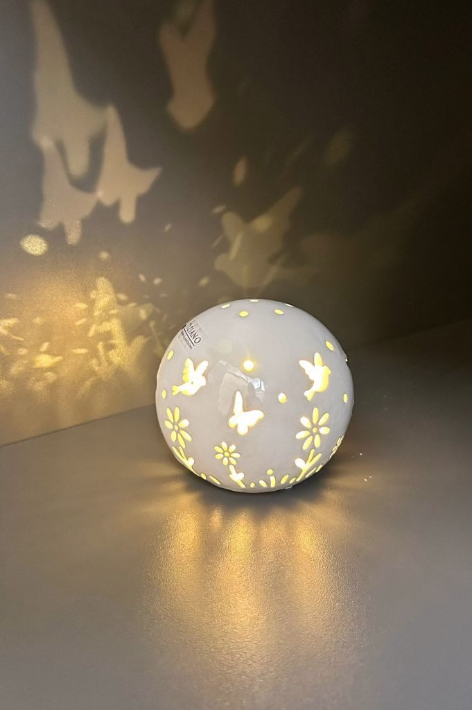 TIZIANO - DESIGN & EMOTIONS Dekofigur Lichtkugel Polline LED creme-weiß – Bild 3 von 4