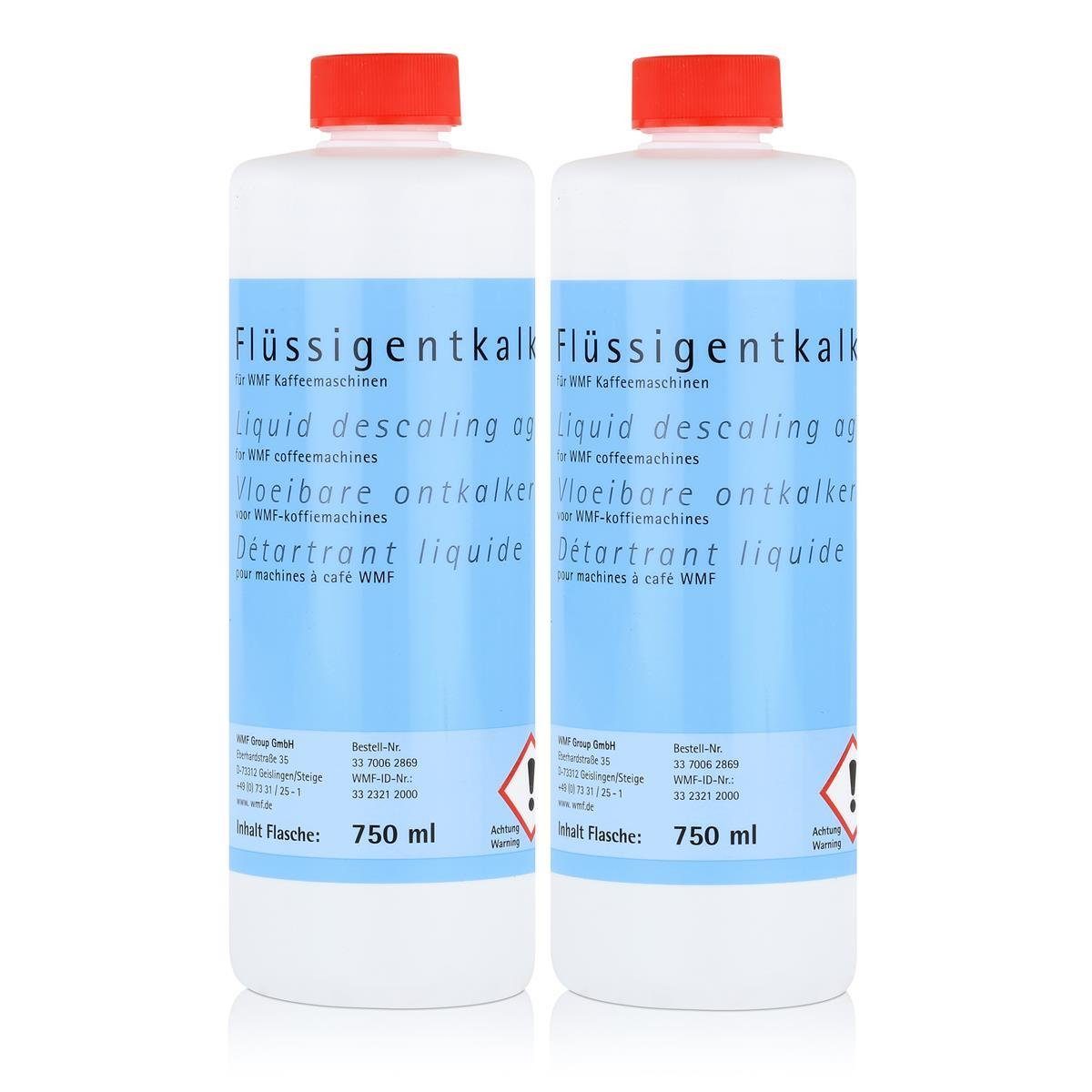 WMF WMF Flüssigentkalker 750ml für WMF Kaffeemaschinen (2er Pack) Entkalker