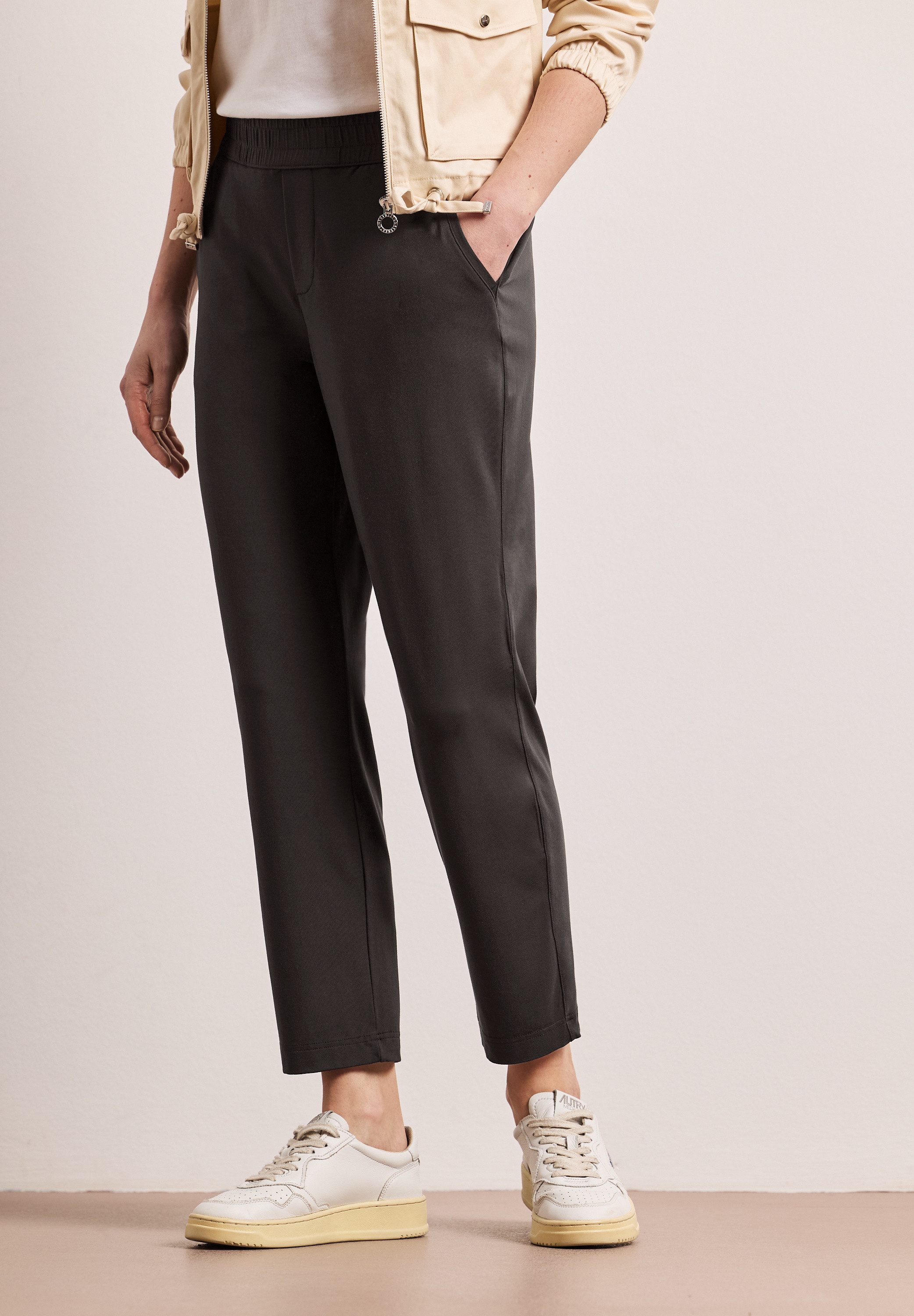 STREET ONE Stoffhose Middle Waist