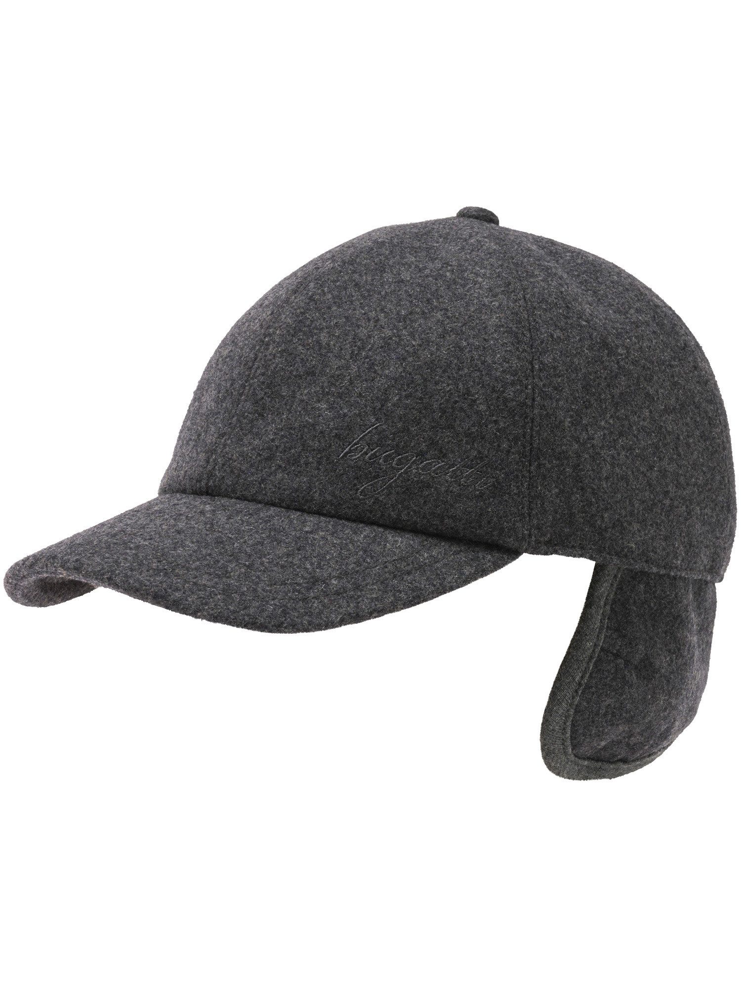 Baseball Cap Winddichte, einfarbige bugatti Basecap mit Ohrenklappen