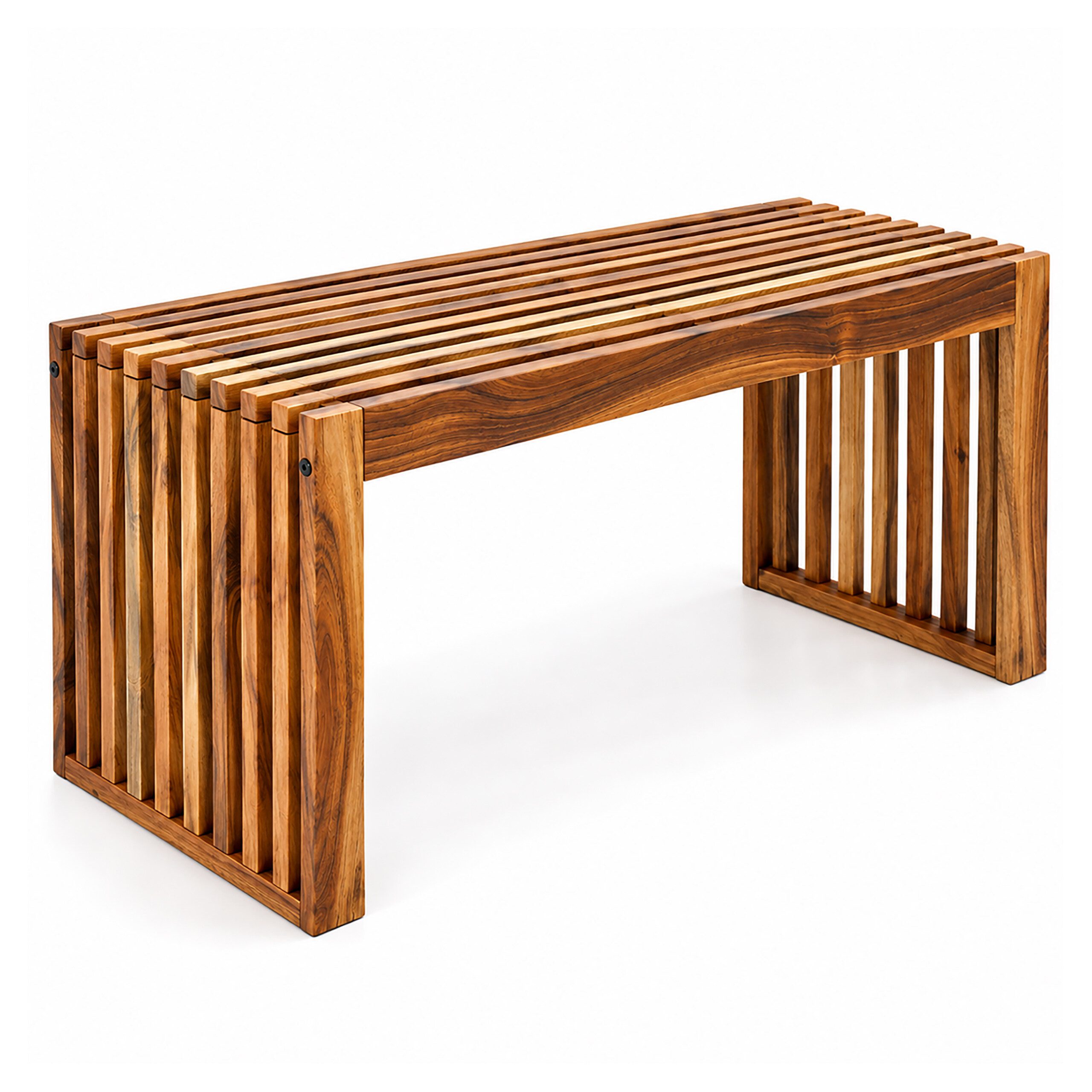 relaxdays Gartenbank Sitzbank aus Akazienholz (1-St), XL