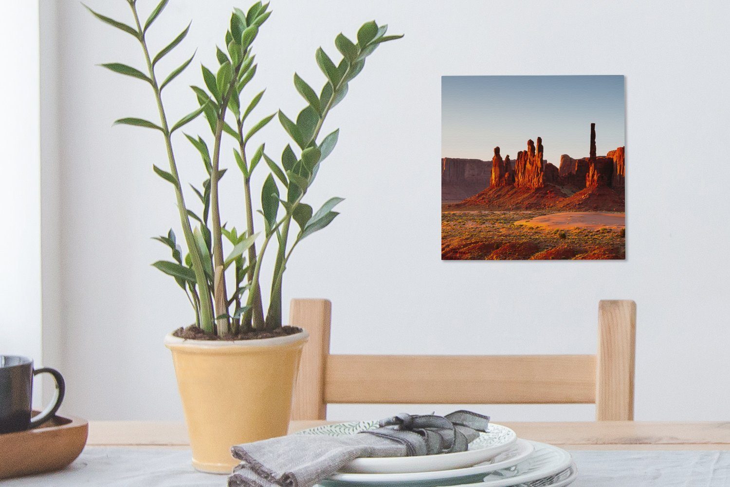 bei Schlafzimmer Leinwandbild Monument für St), Bilder OneMillionCanvasses® Wohnzimmer Amerika, Arizona (1 in Leinwand Valley Sonnenaufgang