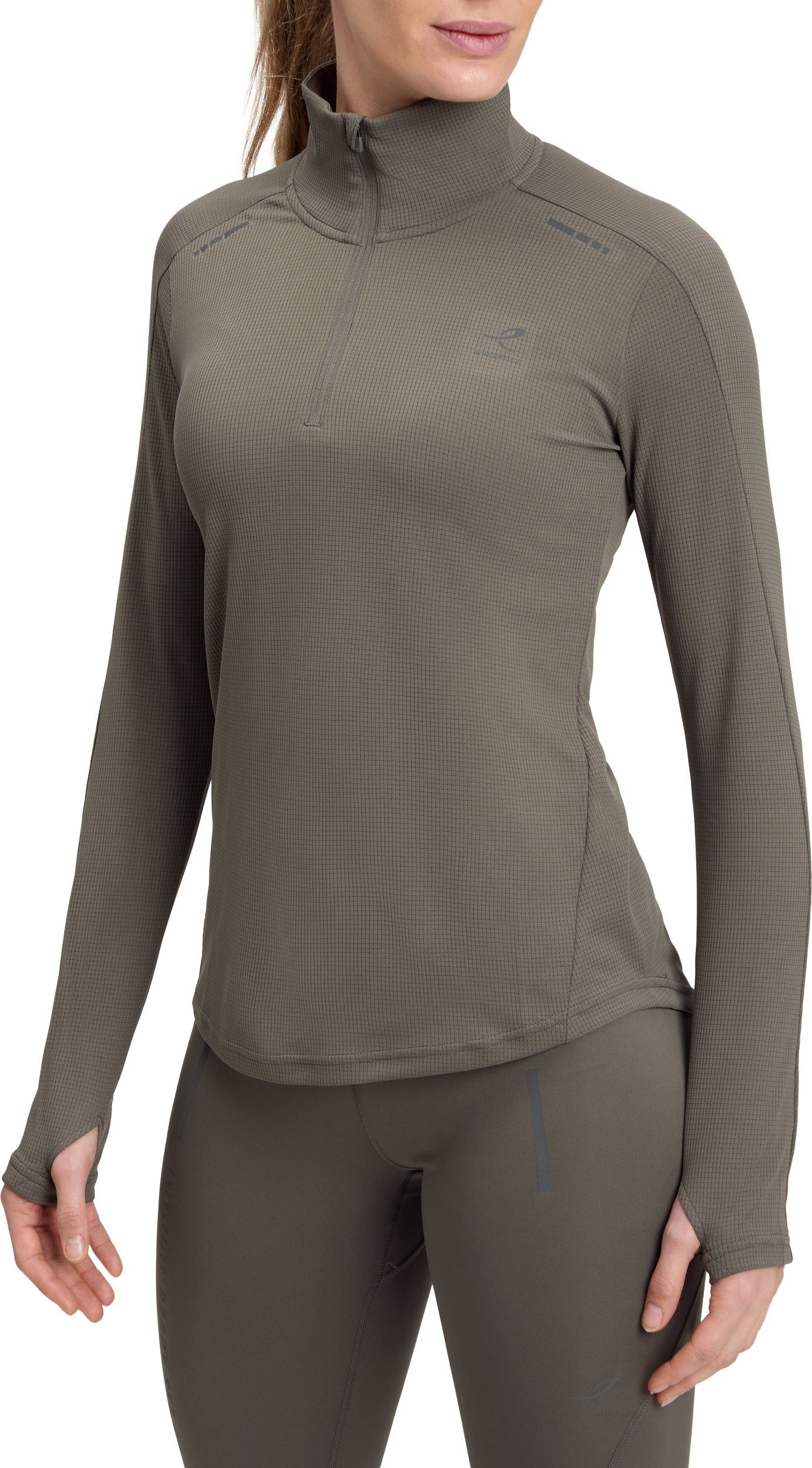 Energetics Langarmshirt Da.-Langarmshirt Ste LS W ANTHRACITE