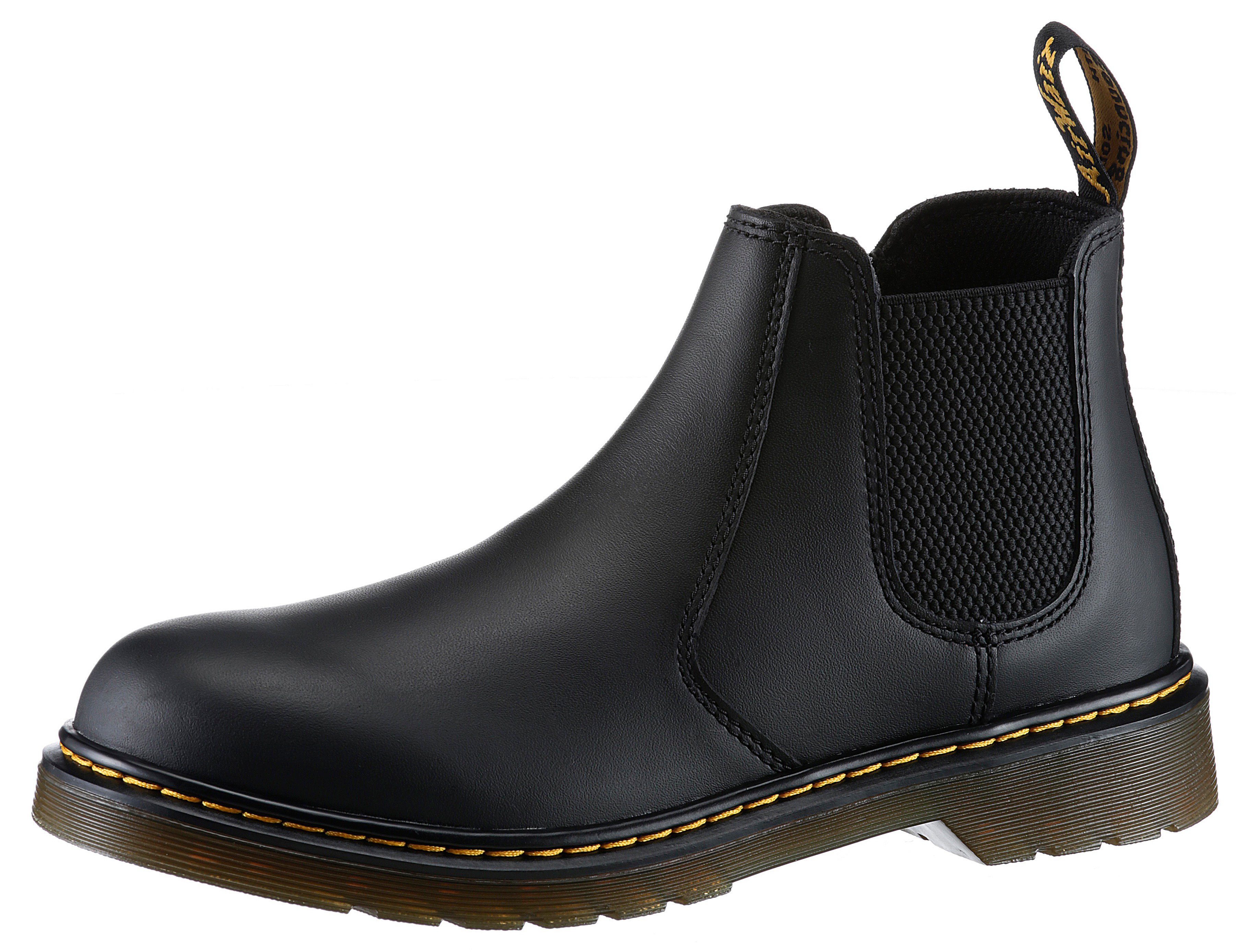 DR. MARTENS 2976 Y Chelseaboots Kinderstiefel, Freizeitschuh mit Reißverschluss, Stretcheinsatz