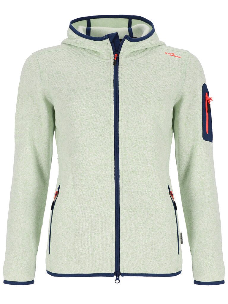 Blue Wave Strickfleecejacke Damen Fleecejacke Lotte mit Kapuze in Strick- u günstig online kaufen