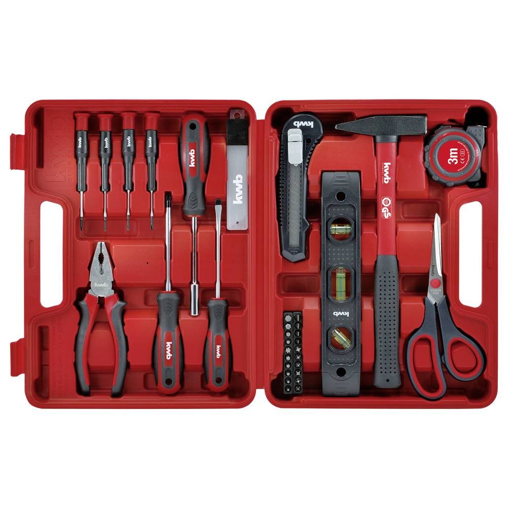 kwb Werkzeugkoffer Werkzeugkoffer, 35-tlg. Werkzeug-Set 370610