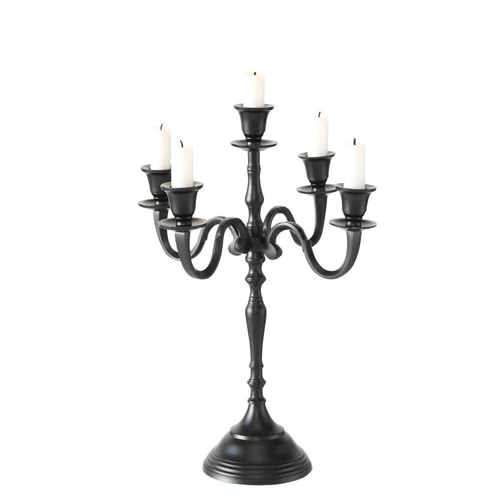40 Schwarz (Kerzenleuchter, Kerzenständer cm Aluminium 30 Kerzen), St., 1 Victoria 5 BOLTZE für x