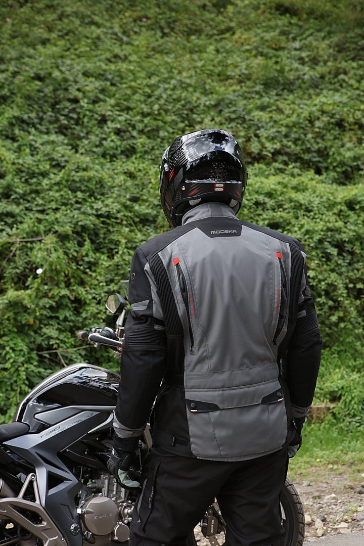 Textiljacke Motorradjacke Modeka Grey/Black Aeris Motorrad