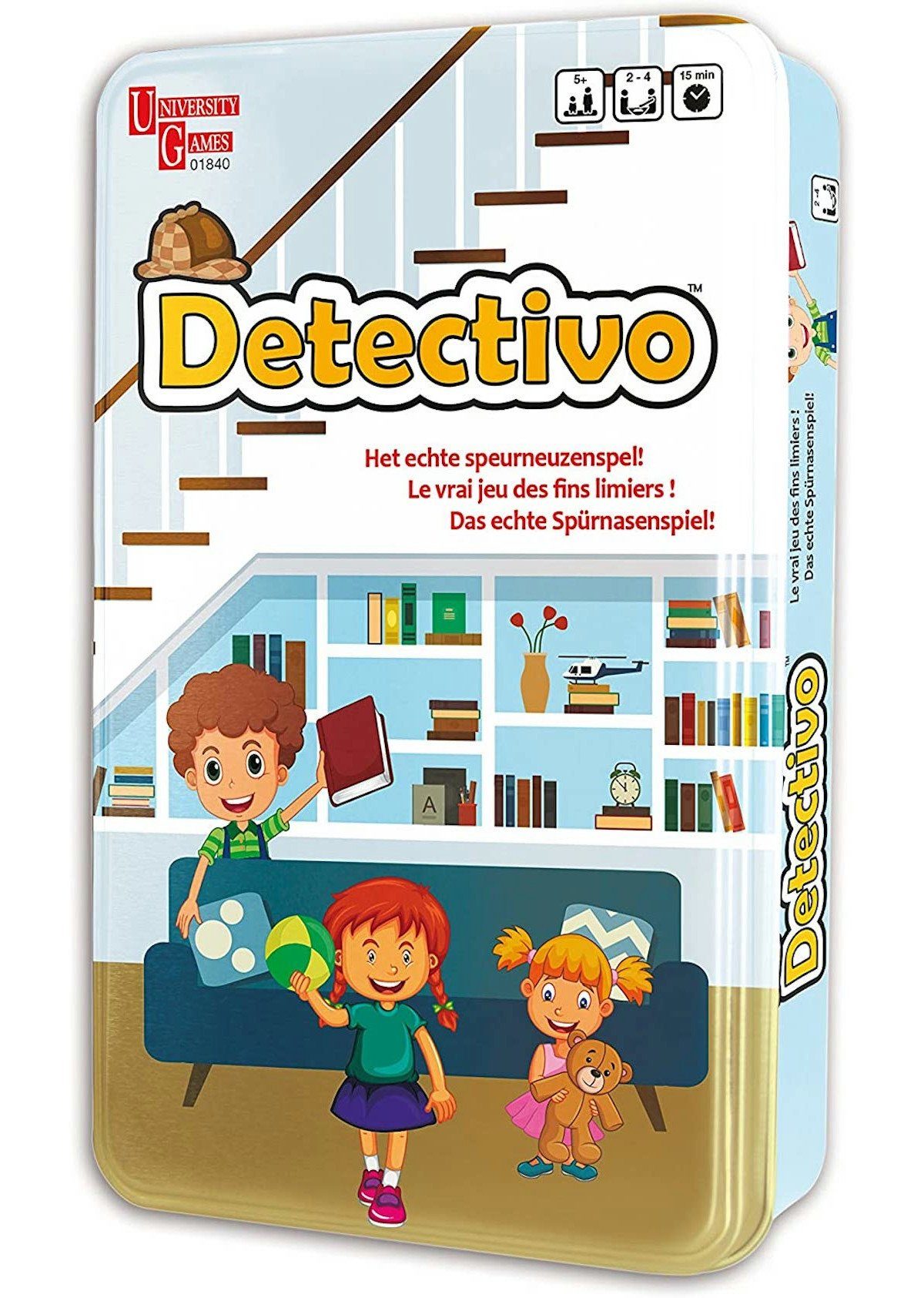 Piatnik Spiel Piatnik Detectivo Metallbox, Wissenspiel