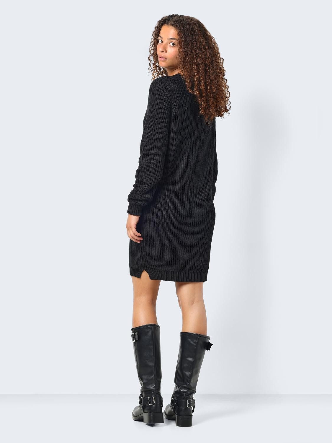 Noisy may Strickkleid NMSIESTA L/S O-NECK KNIT DRESS NOOS