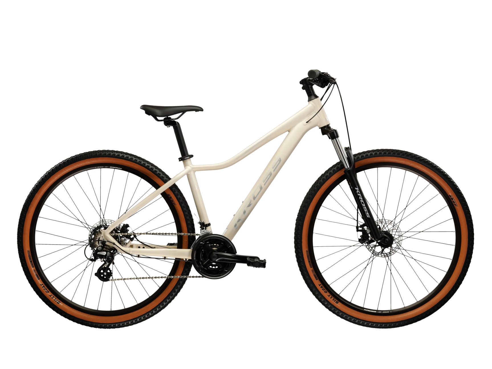 Kross Mountainbike 27,5" Damen-MTB Hardtail Lea X200 silber EQ 2026, 21 Gang Shimano ALTUS M310 Schaltwerk, Kettenschaltung