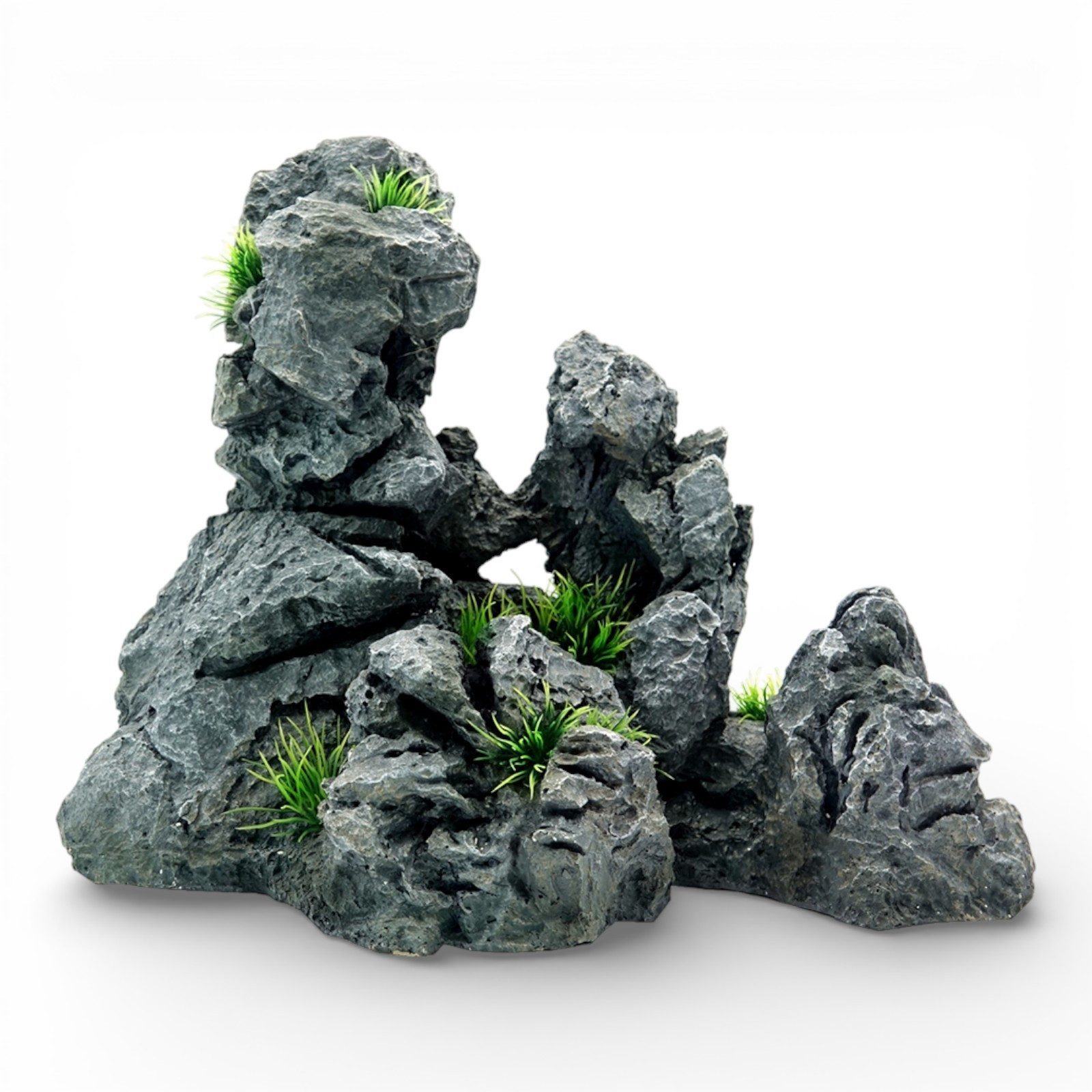 AQUA NOVA Aquariendeko AquaNova Aquarium Deko-Felsen Polyresin Naturstein Optik Aquascaping