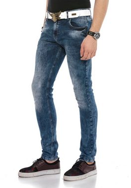 Cipo & Baxx Bequeme Jeans mit optimaler Passform in Slim-Straight Fit