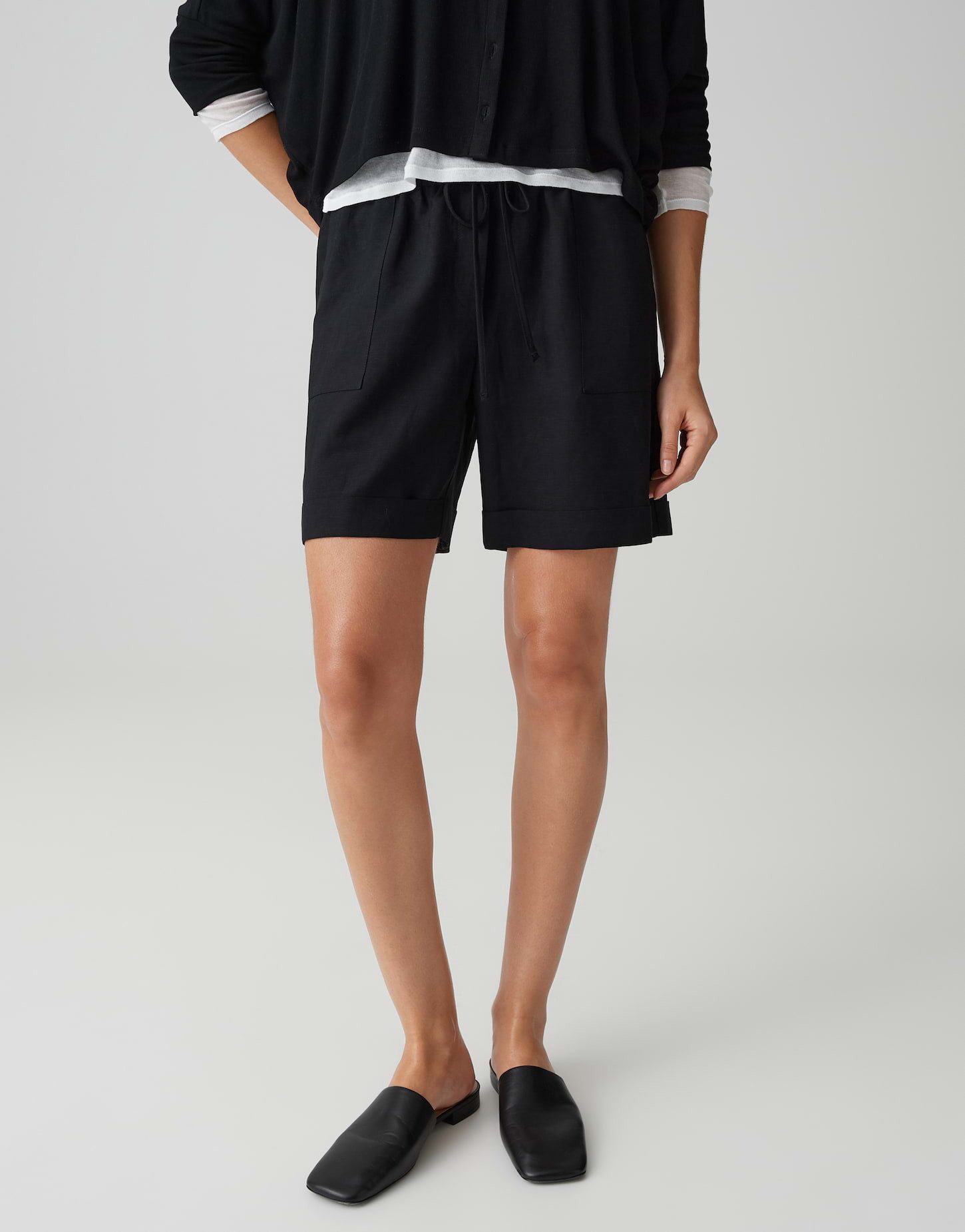OPUS PANTS Shorts Malotta shorts Kordelbund sorgt für entspannten Komfort im Alltag