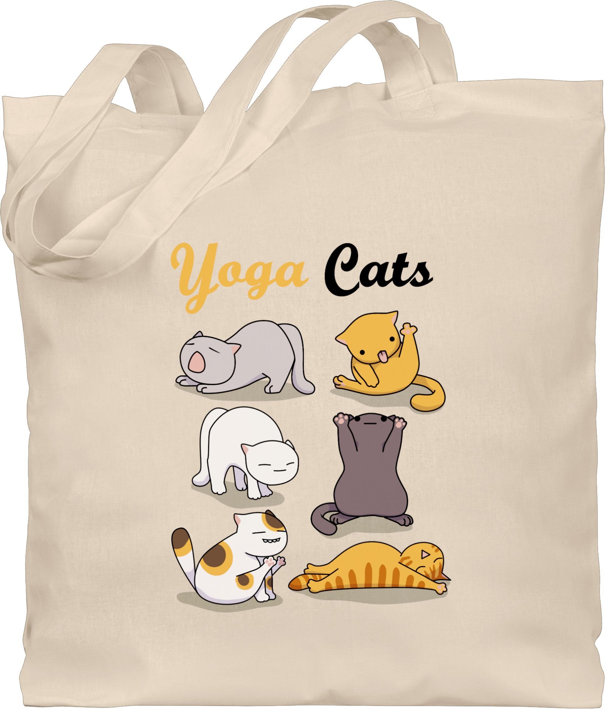 Umhängetasche Yoga Cats
