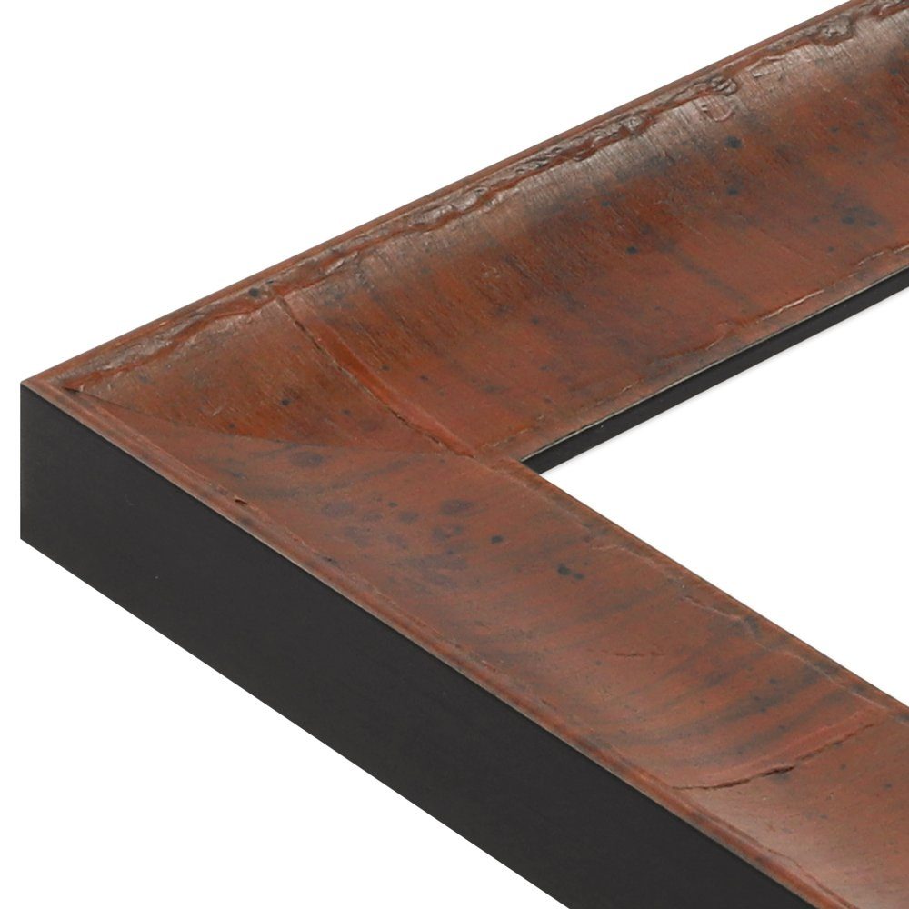 WANDStyle Bilderrahmen H620, Nussbaum-Optik, aus Massivholz im Antik Stil