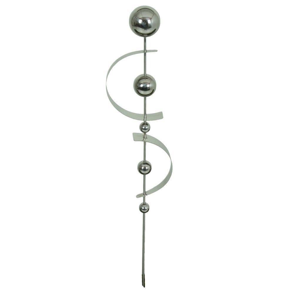 Gartenstecker etc-shop Gartendekoration Dekofigur, Edelstahlstecker Beet