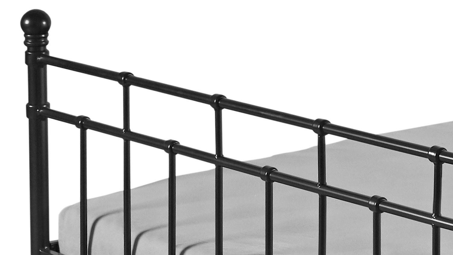 Reality Metallbett Metallbett Verena Bett Gestell Metall schwarz 140x200 cm günstig online kaufen