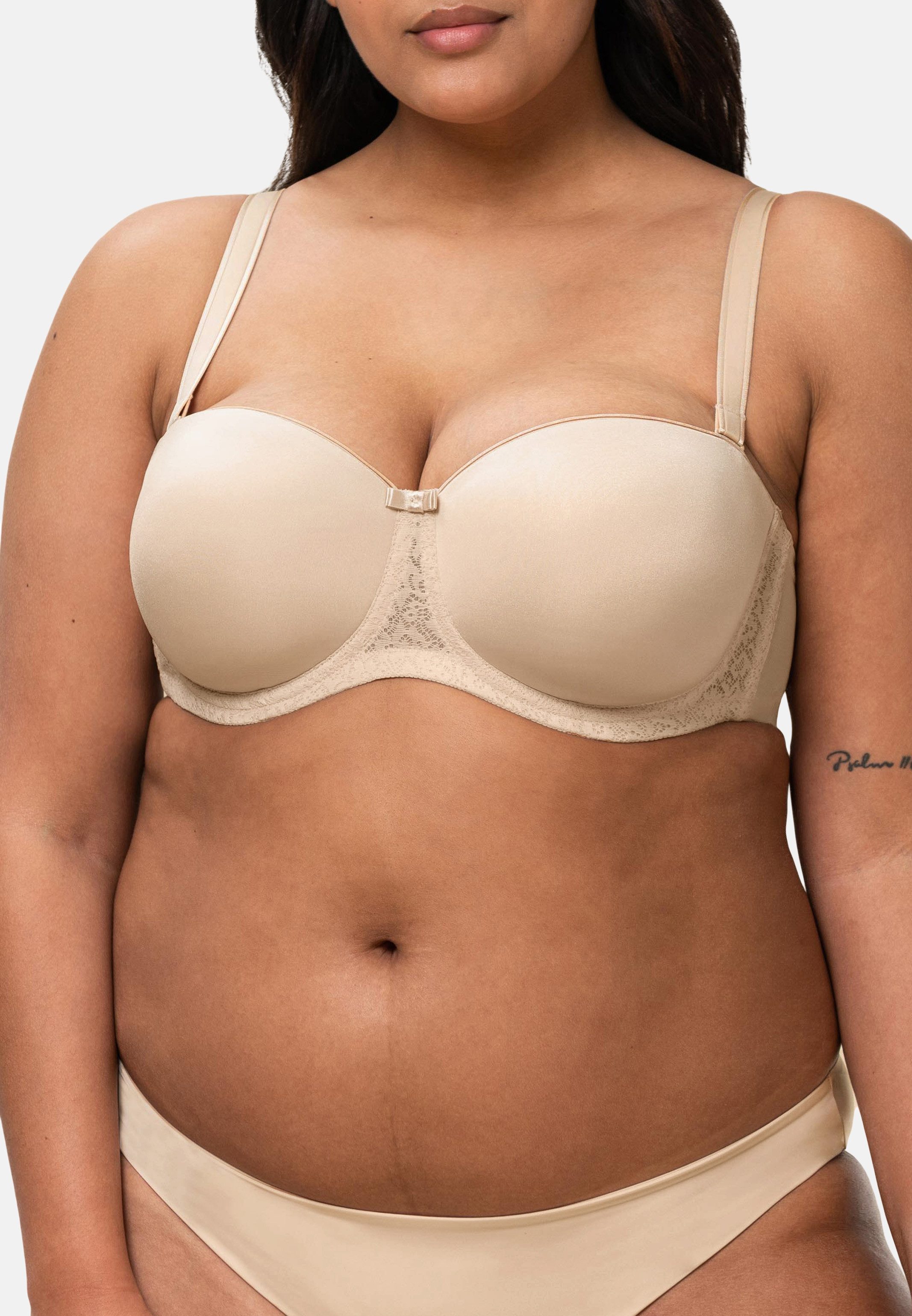 Triumph Bandeau-BH Beauty-Full Essential WDP (1-tlg) trägerloser BH mit Schale - Gepolsterte Cups mit formenden Bügeln