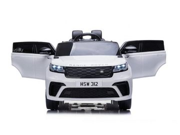 Elektro-Kinderauto Kinder Elektroauto Range Rover Velar 12v, Zwei Motoren, LED, weiss