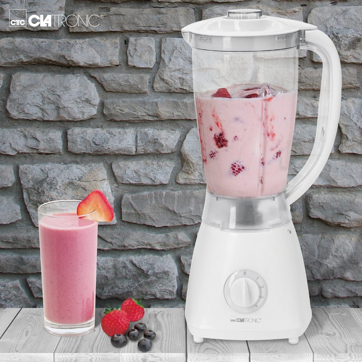 CLATRONIC Standmixer UM 3470, Ice Crusher-Funktion, 500 Watt