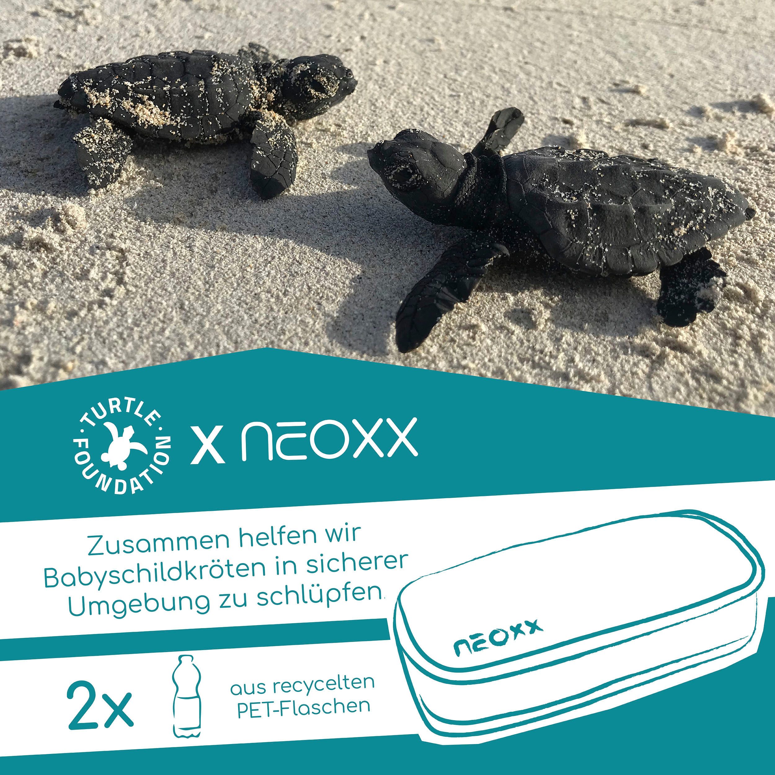 neoxx Schreibgeräteetui Schlamperbox, Jump, teilweise aus recyceltem Material