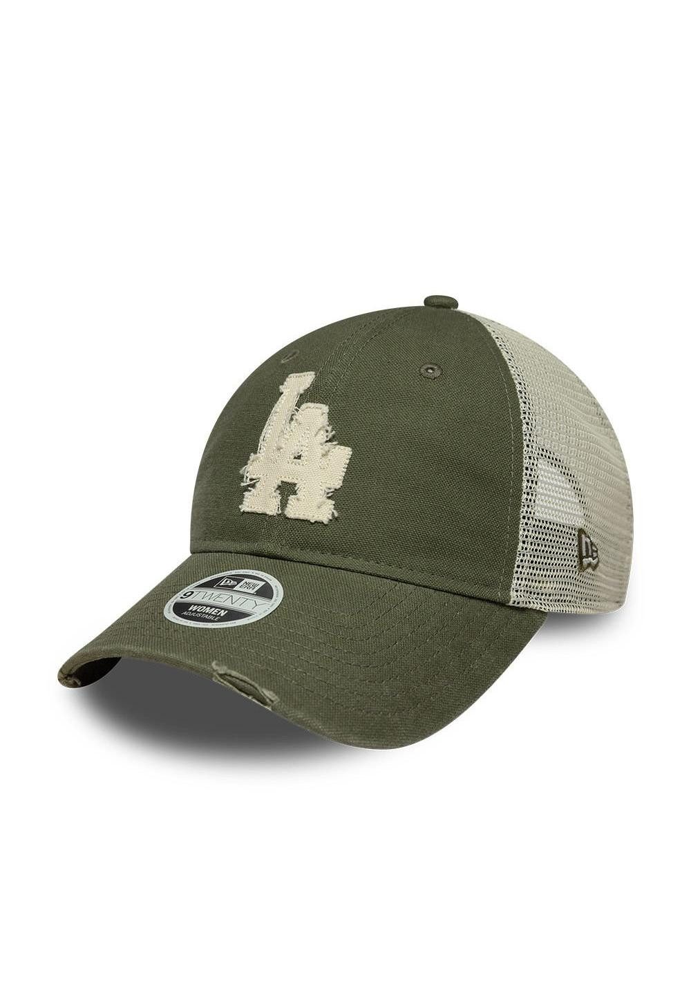 Baseball Cap Los Angeles Dodgers New Era MLB Trucker 9Twenty Women Trucker Cap Oliv