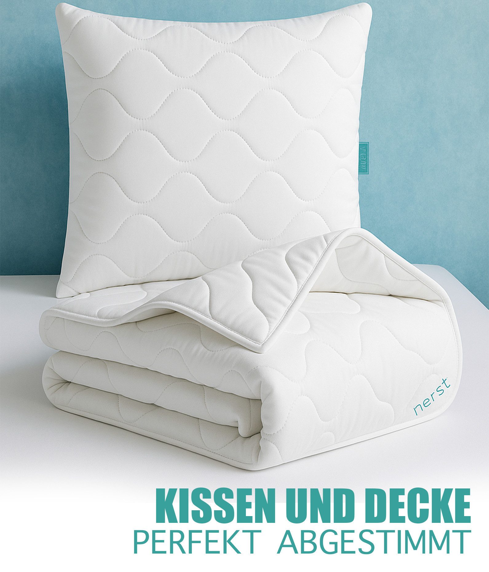 KNERST Bettdecke + Kopfkissen KNERST Bettenset Decke + Kopfkissen günstig online kaufen
